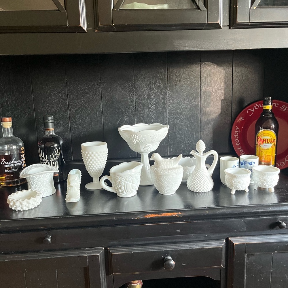 Milk Glass Collection